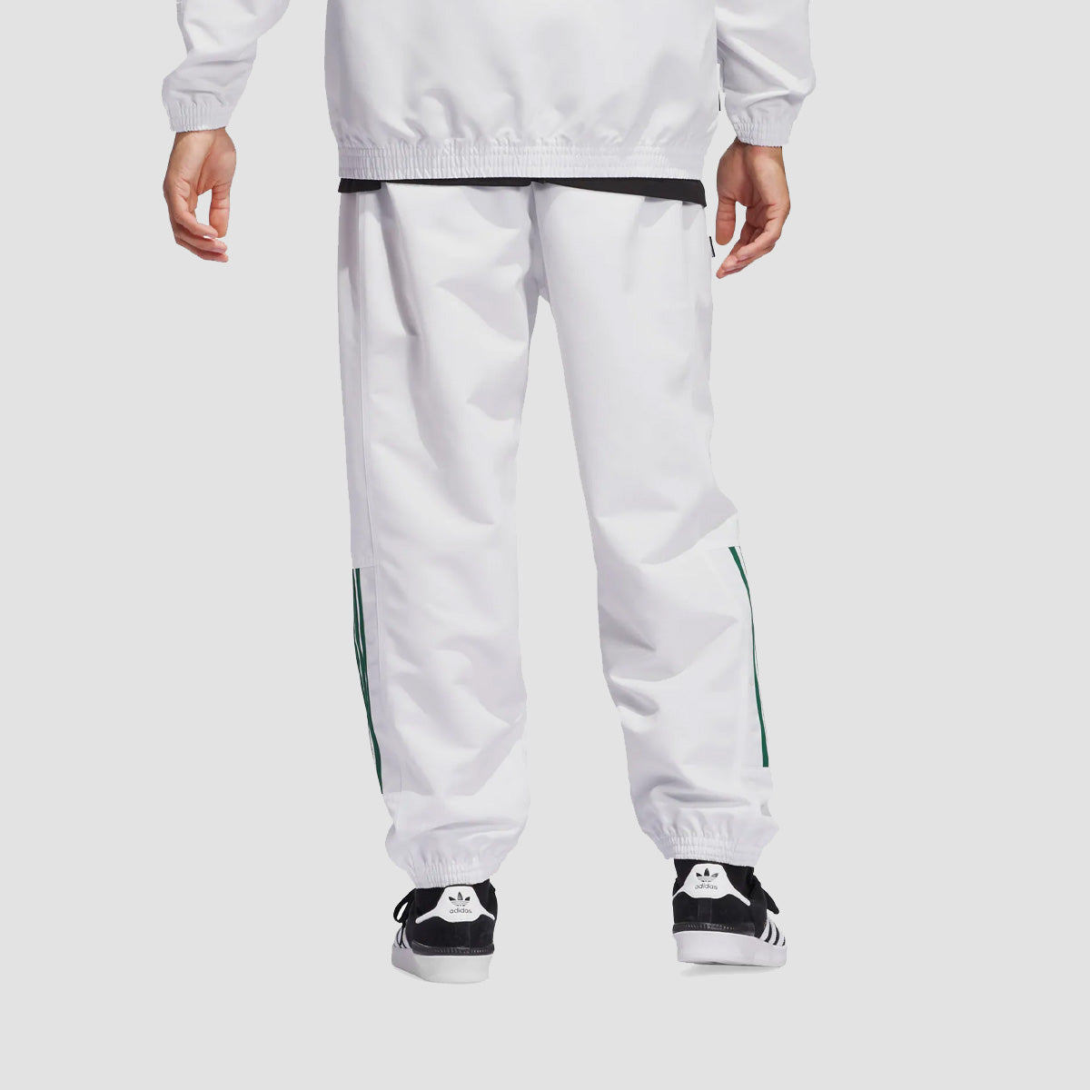 adidas Skateboarding Gatsele Track Pants (Gender Neutral) Crystal White/Dark Green