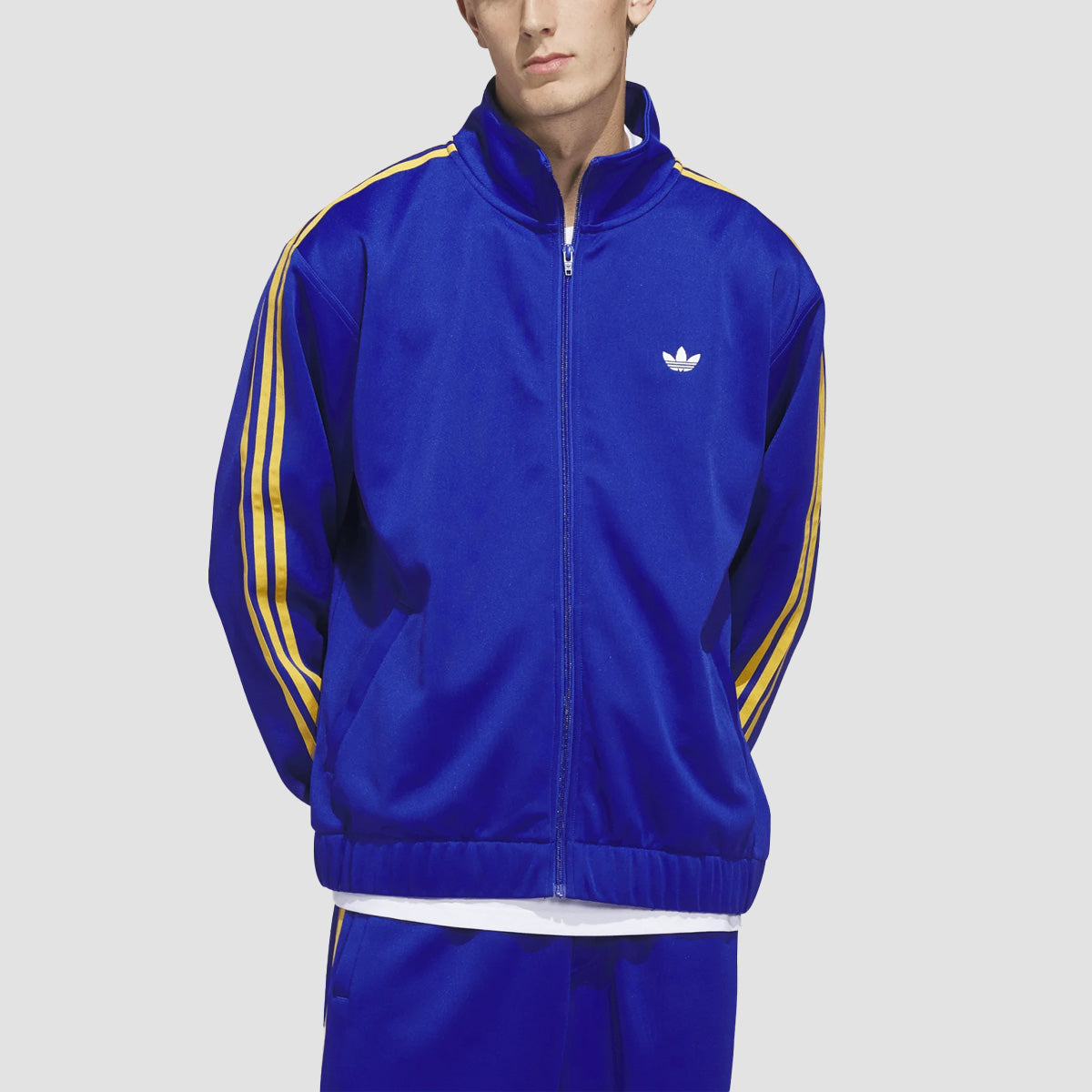 adidas Skateboarding Superfire Firebird Track Jacket Team Royal Blue/Preloved Yellow