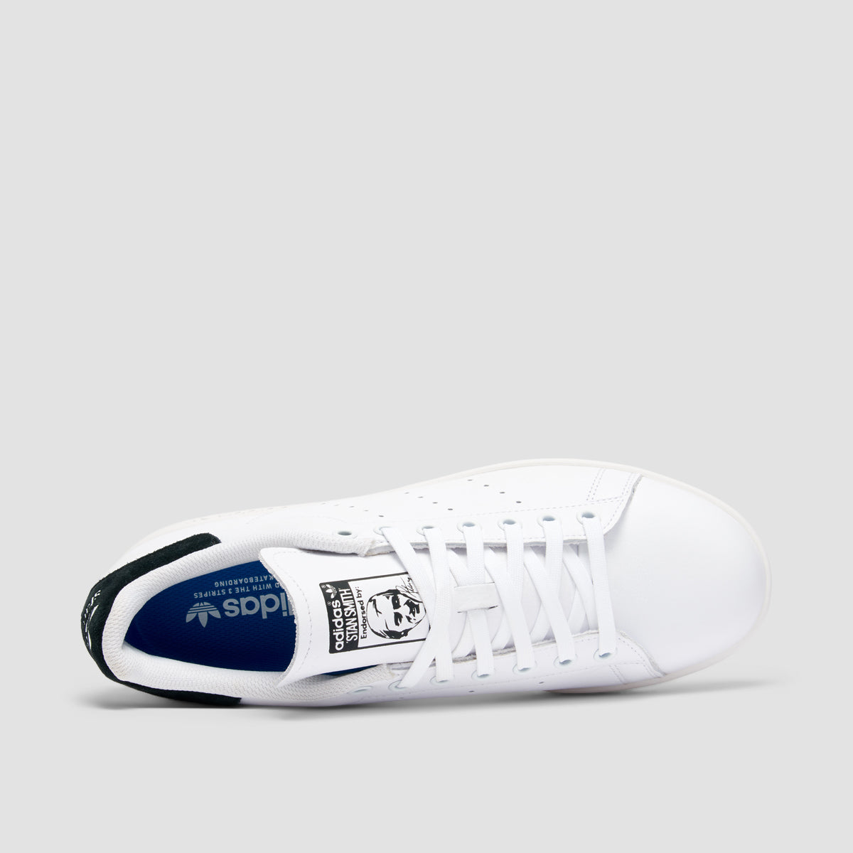 Adidas stan smith core white new navy best sale