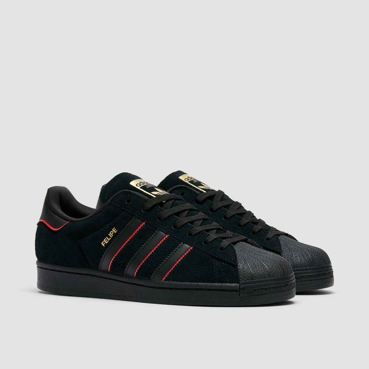 adidas Superstar ADV x Felipe Shoes - Core Black/Better Scarlet/Gold Metallic