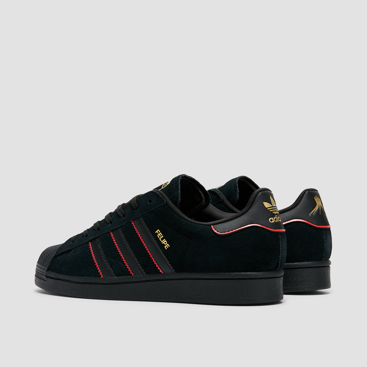 adidas Superstar ADV x Felipe Shoes - Core Black/Better Scarlet/Gold Metallic