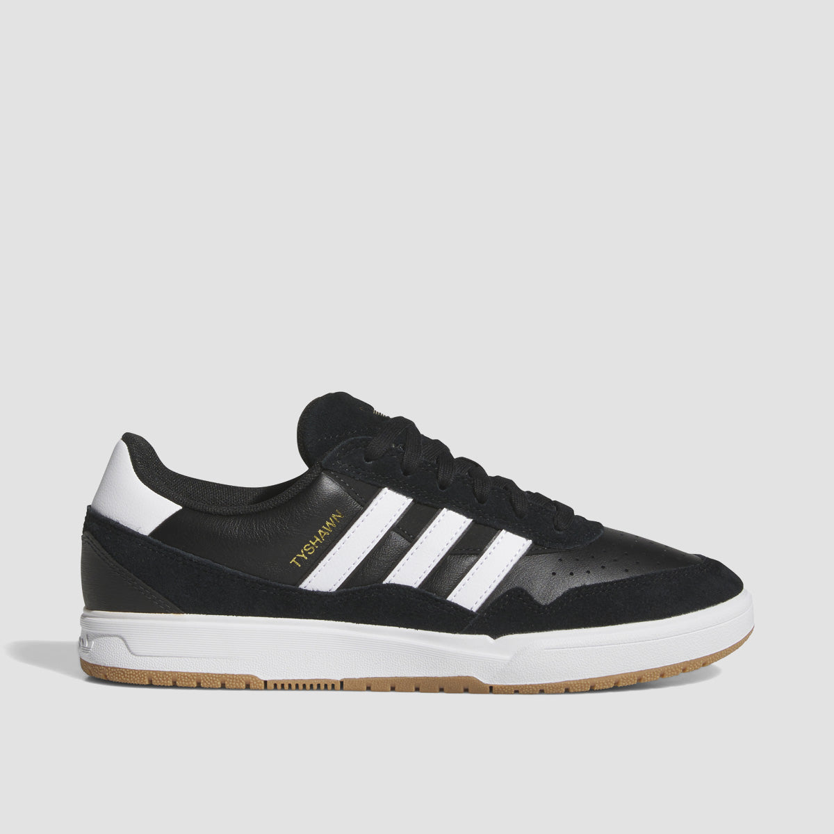 adidas Tyshawn II Shoes - Core Black/Ftwr White/Gum4