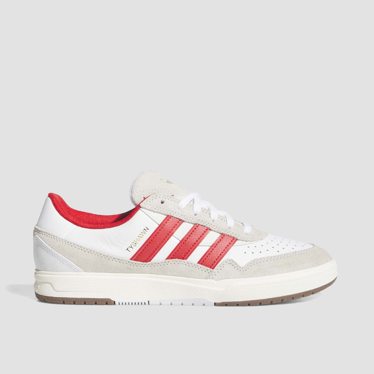 adidas Tyshawn II Shoes - Ftwr White/Better Scarlet/Chalk White