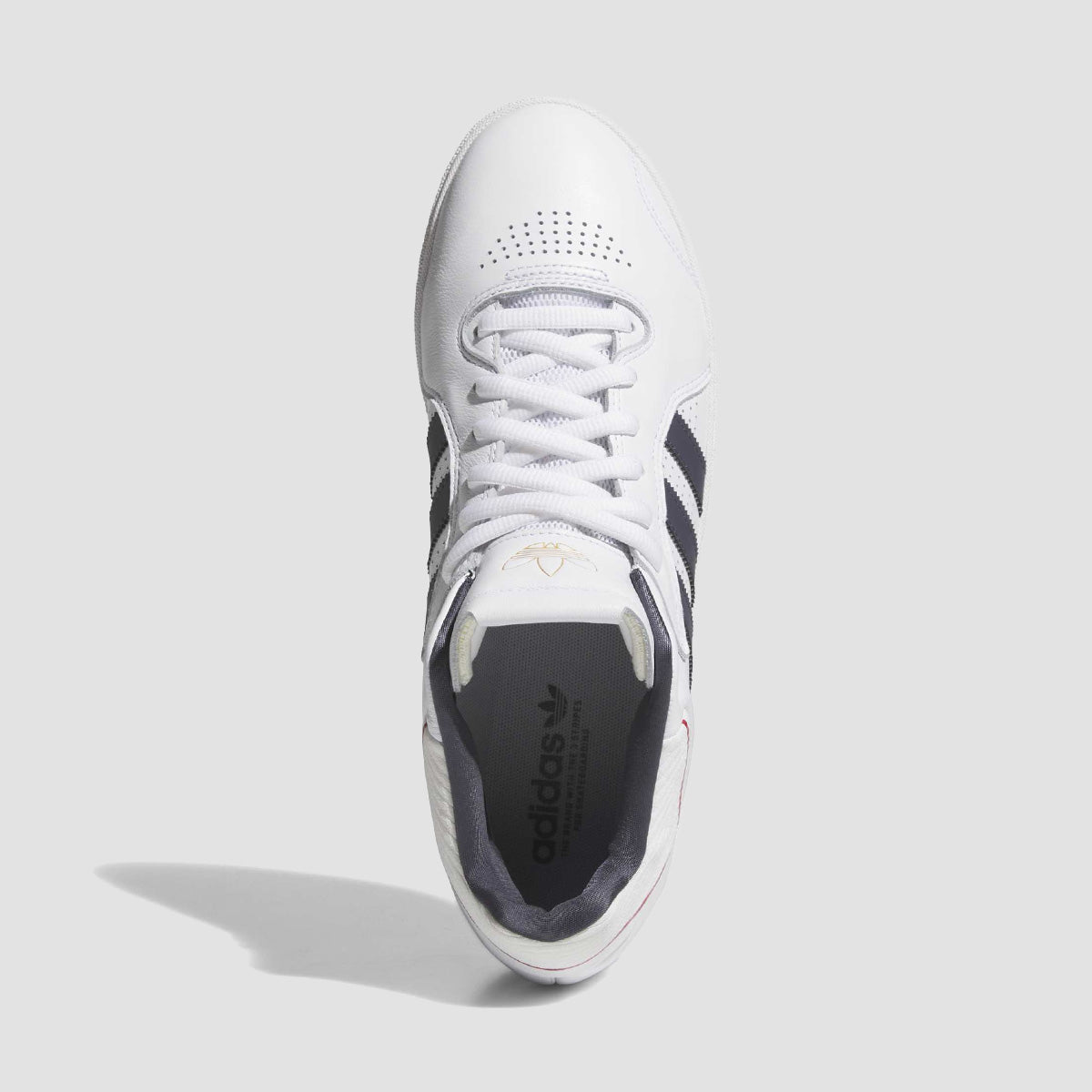 adidas Tyshawn Mid Top Shoes - Ftwr White/Aurora Onix/Collegiate Red