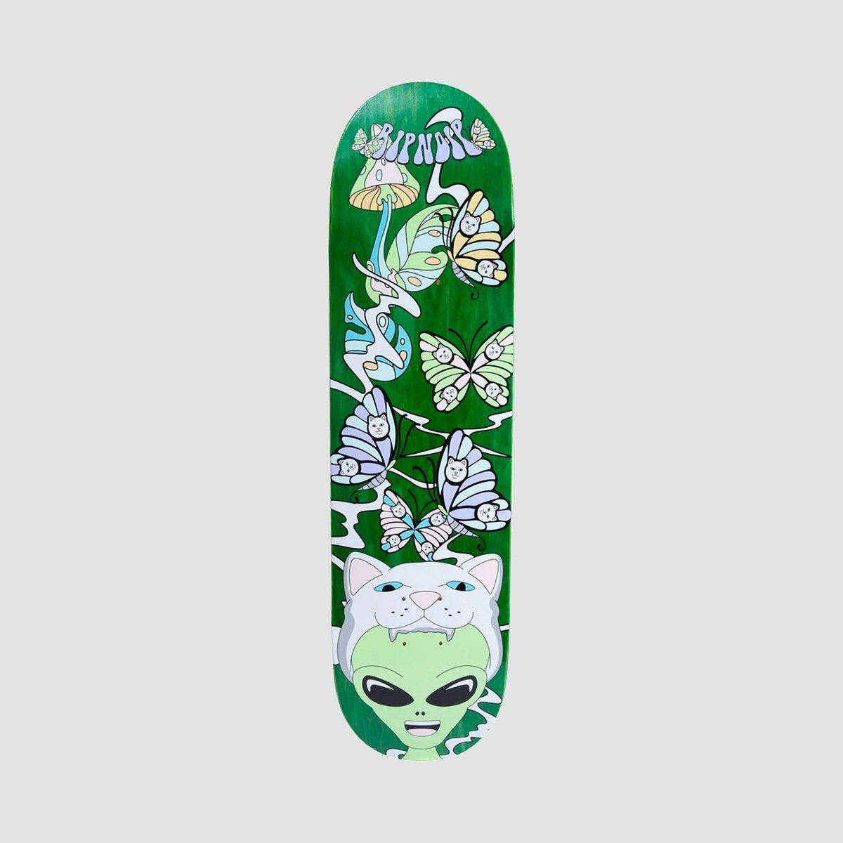 Ripndip Think Factory Skateboard Deck Green - 8"