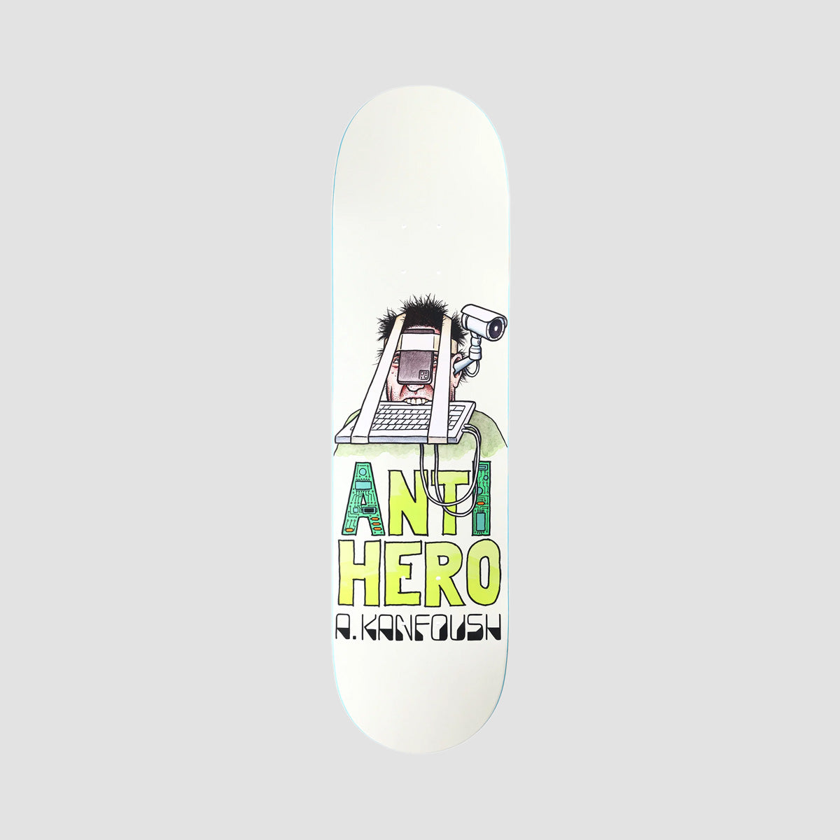 Antihero Anti-Intelligence Kanfoush Skateboard Deck - 8.4"