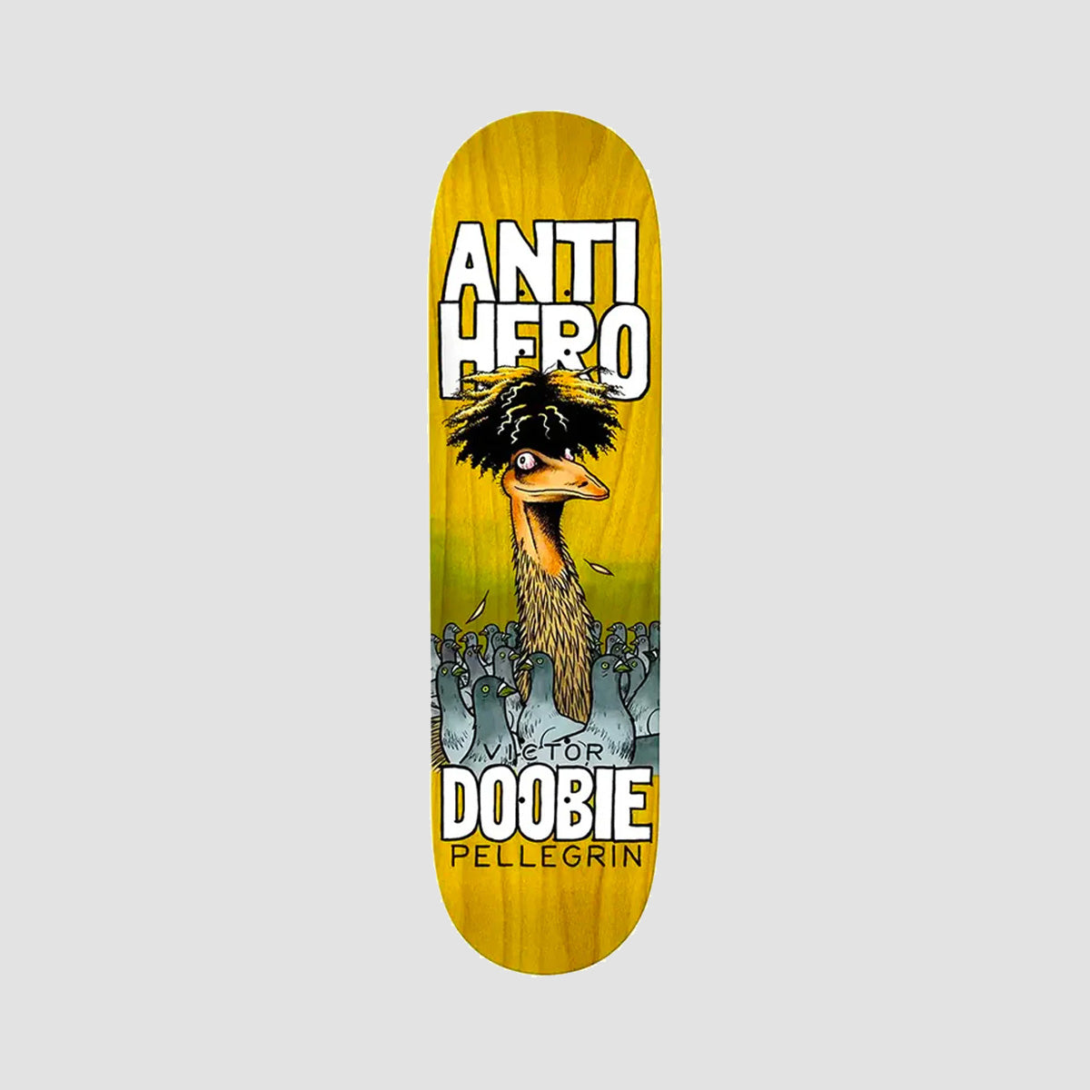 Antihero Victor Doobie Pellegrin Debut Skateboard Deck Assorted Stains - 8.4"