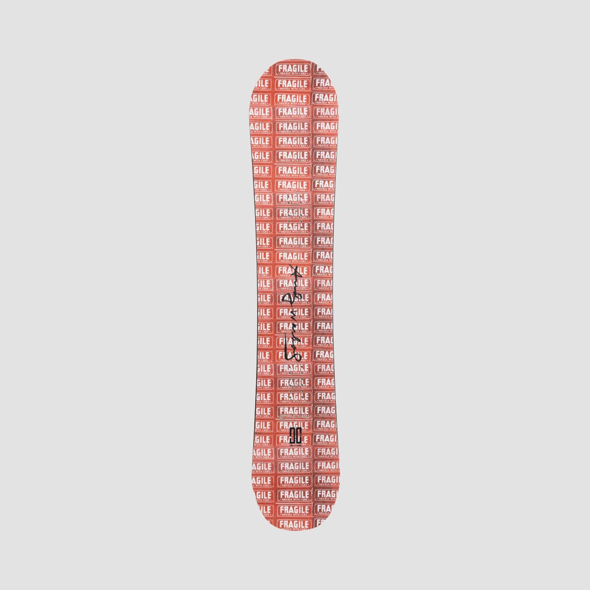 DC x Andy Warhol Ply Snowboard Red Fragile 156cm