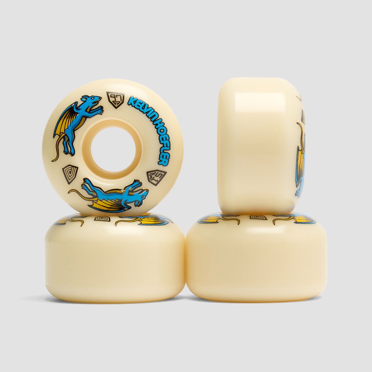 Powell Peralta Dragon Formula Nano Rats Kelvin Hoefler 97a V1 Skateboard Wheels 51x31mm