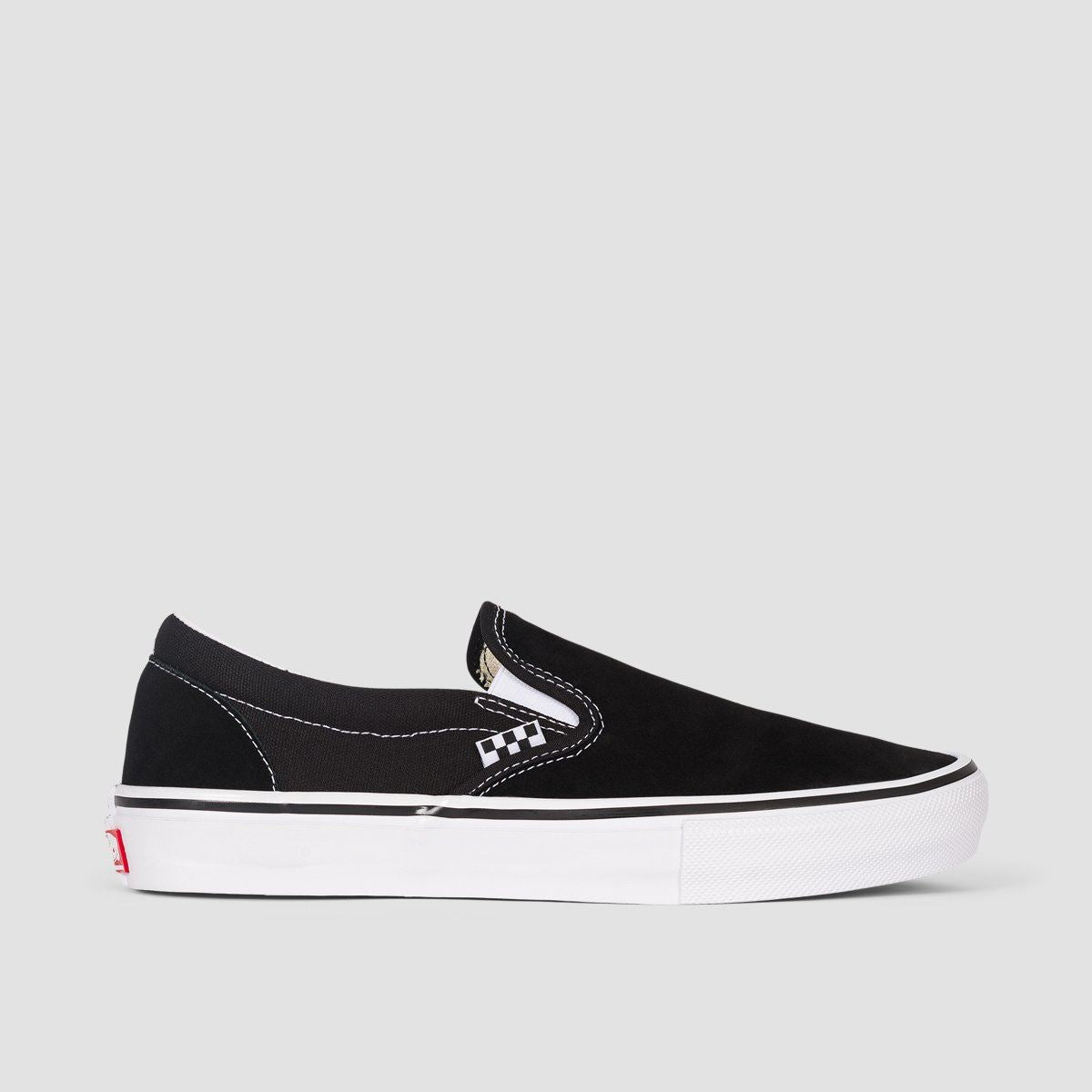 Vans Skate Slip-On Shoes - Black/White