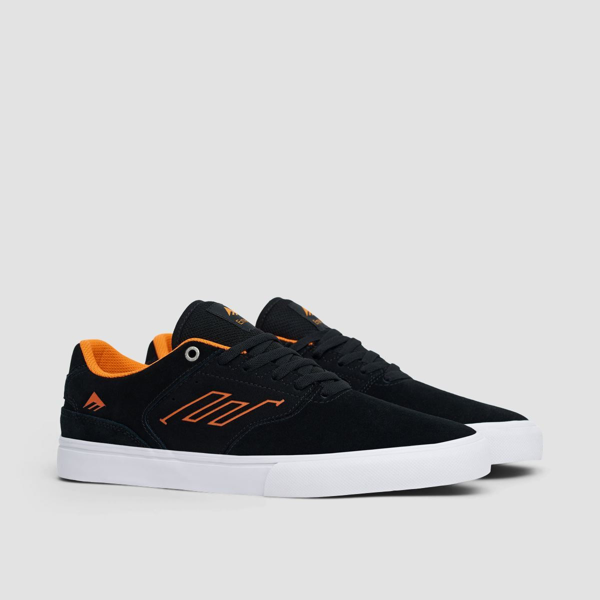 Emerica The Low Vulc Shoes - Black/White/Orange