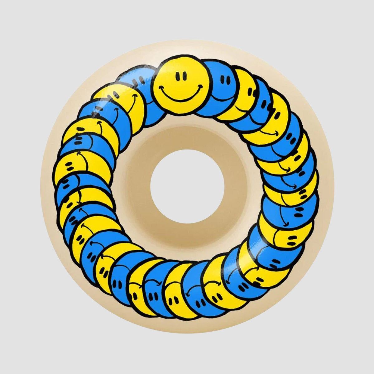 Spitfire Formula Four Spanky Happy Classic 99DU Skateboard Wheels Natural 52mm
