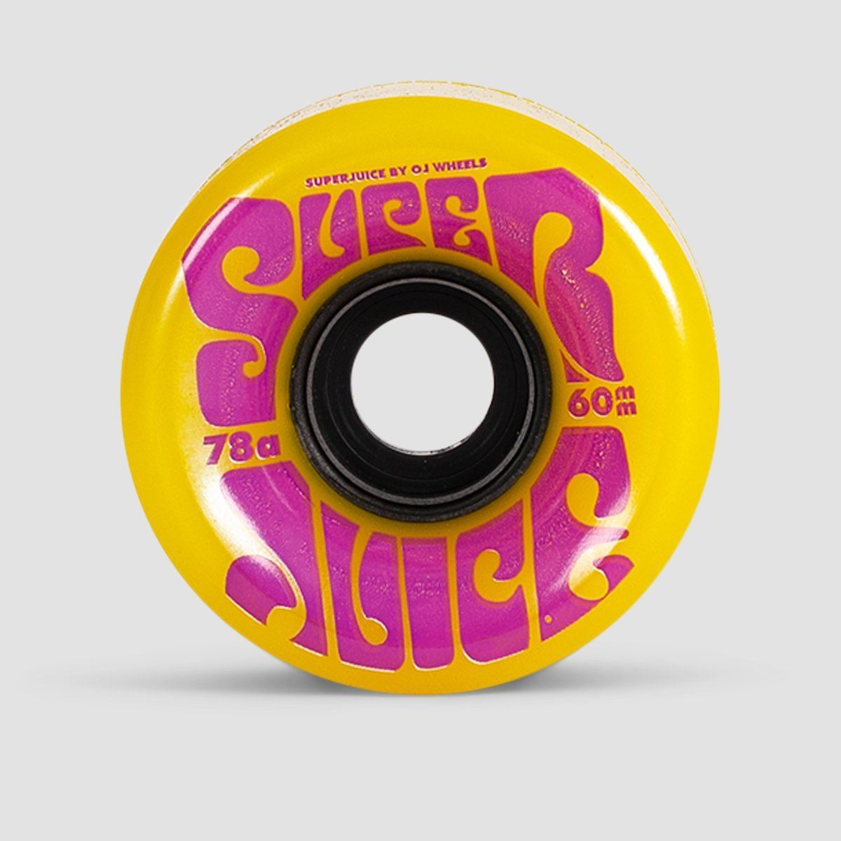 OJ Super Juice 78a Soft Skateboard Wheels Yellow 60mm