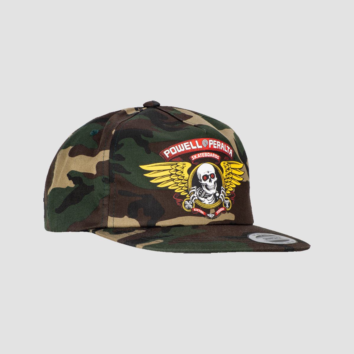 Powell Peralta Winged Ripper Snapback Cap Camo