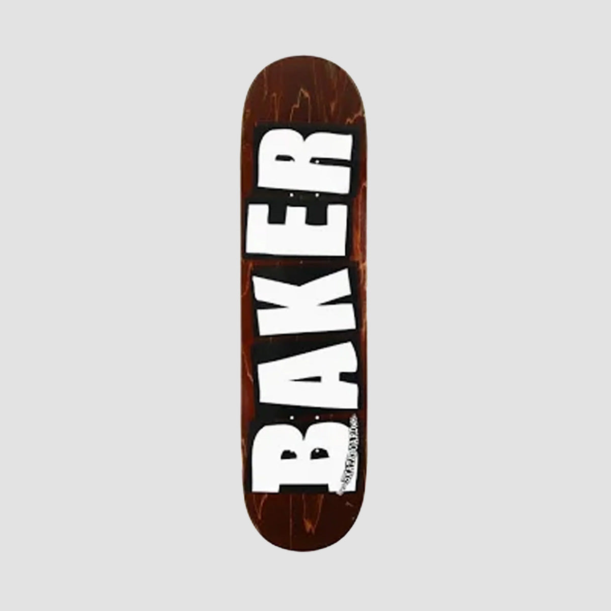 Baker Brand Logo B Squared Shape Skateboard Deck Various Stains - 8.5"