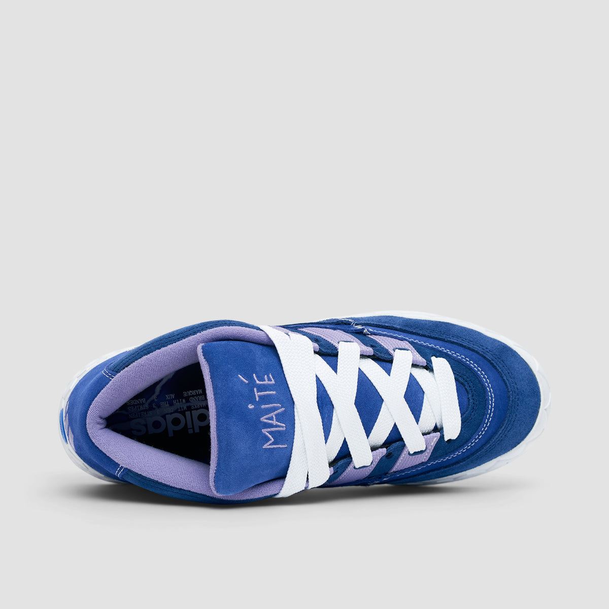 adidas Adimatic Mid X Maite Shoes - Victory Blue/Magic Lilac/Dark Blue