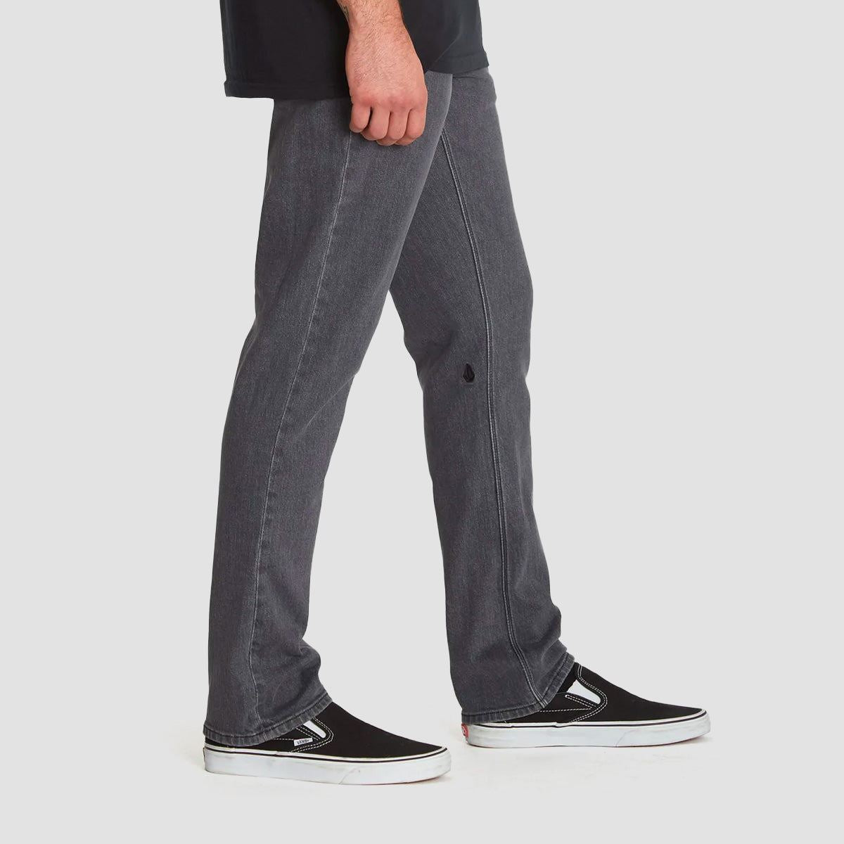 Volcom Vorta Slim Fit Jeans Easy Enzyme Grey