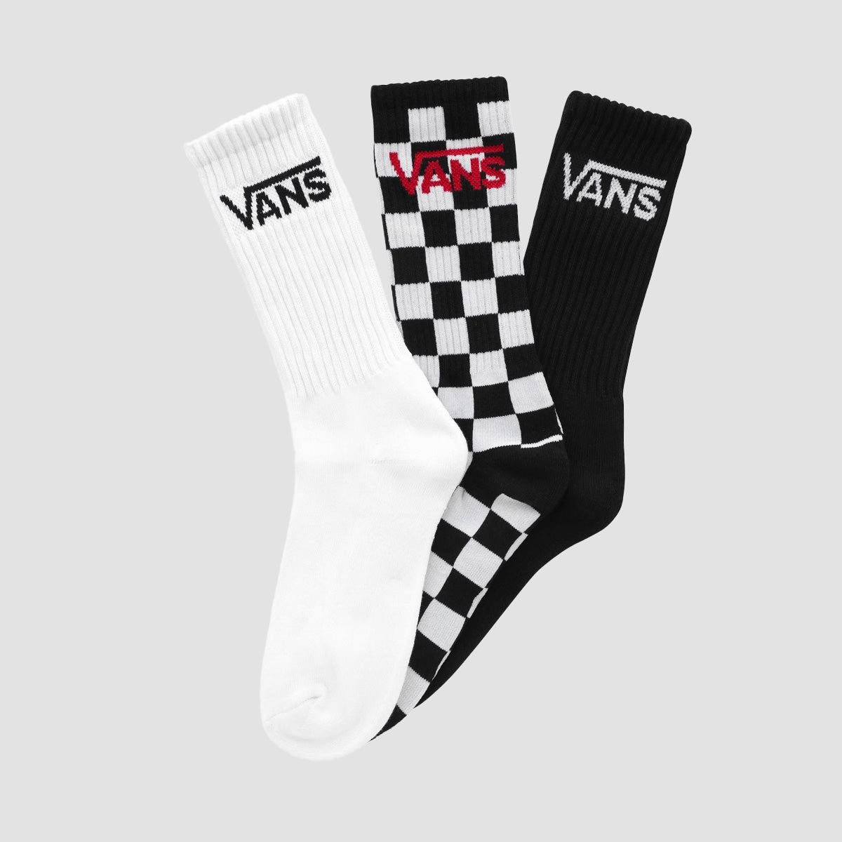 Vans Classic Crew Socks Black/White