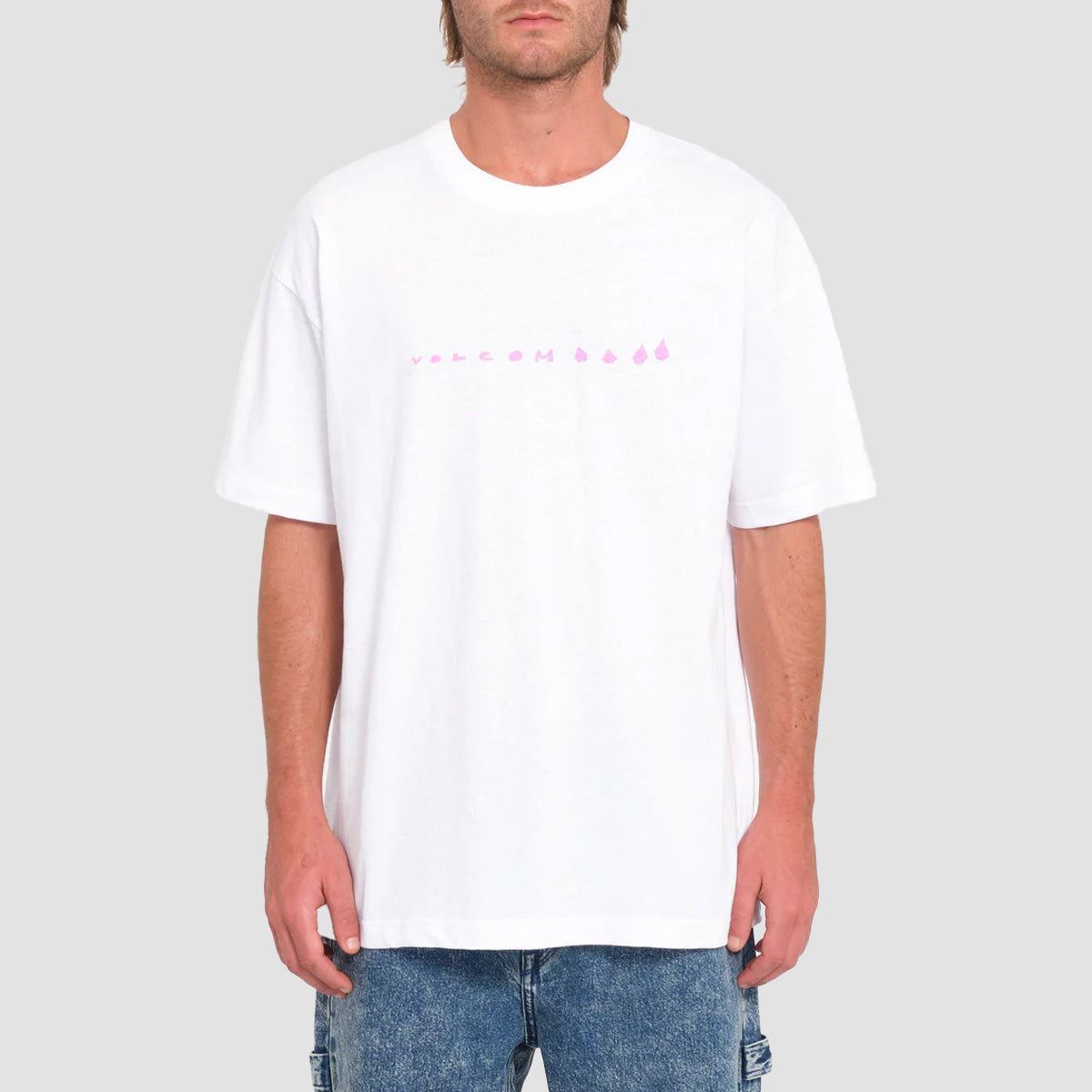 Volcom Arthur Dino Lse T-Shirt White