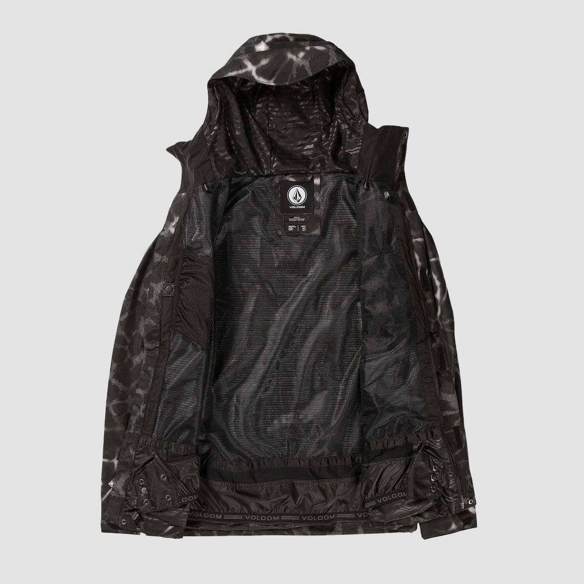 Volcom L Gore-Tex Snow Jacket Black Giraffe