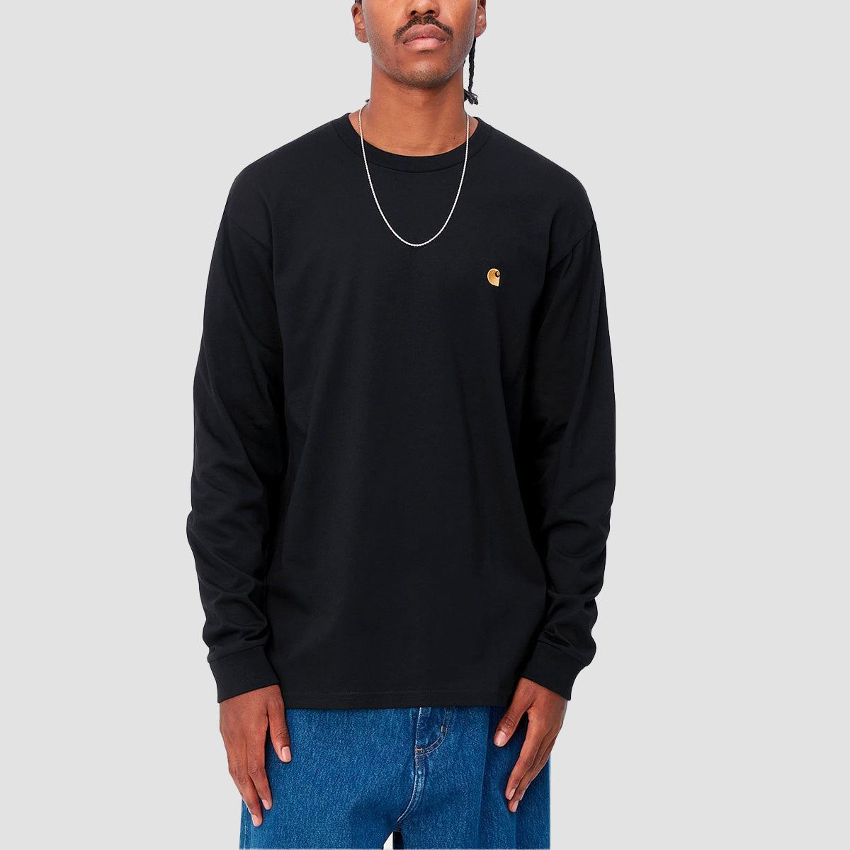 Carhartt WIP Chase Longsleeve T-Shirt Black/Gold