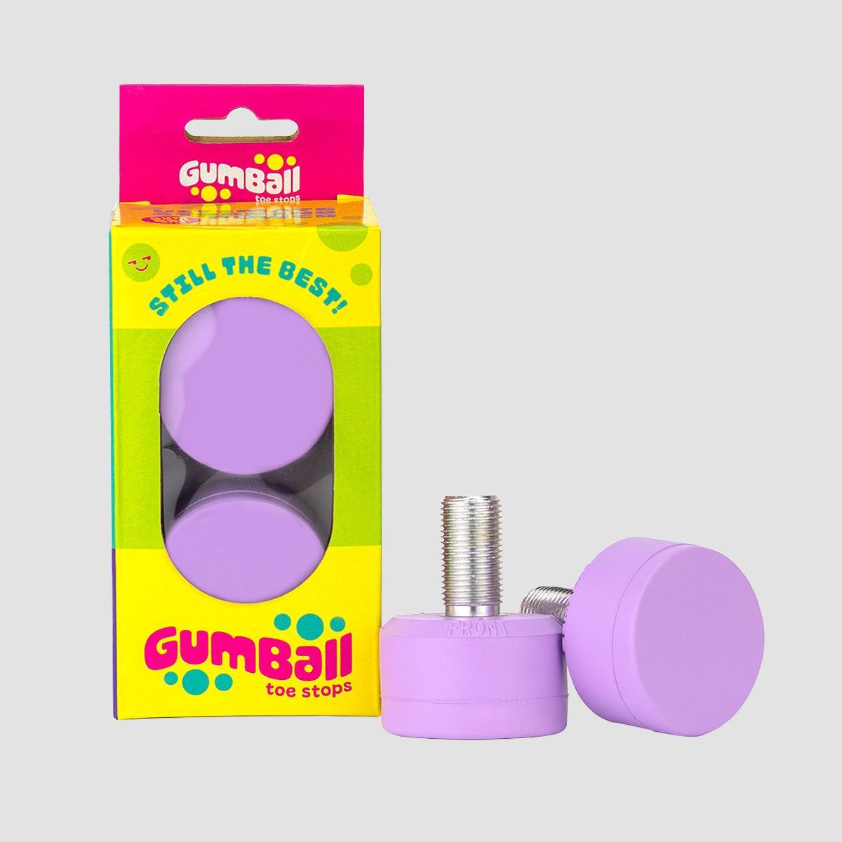 Gumball 83A Toe Stops Grape Long 30mm x2