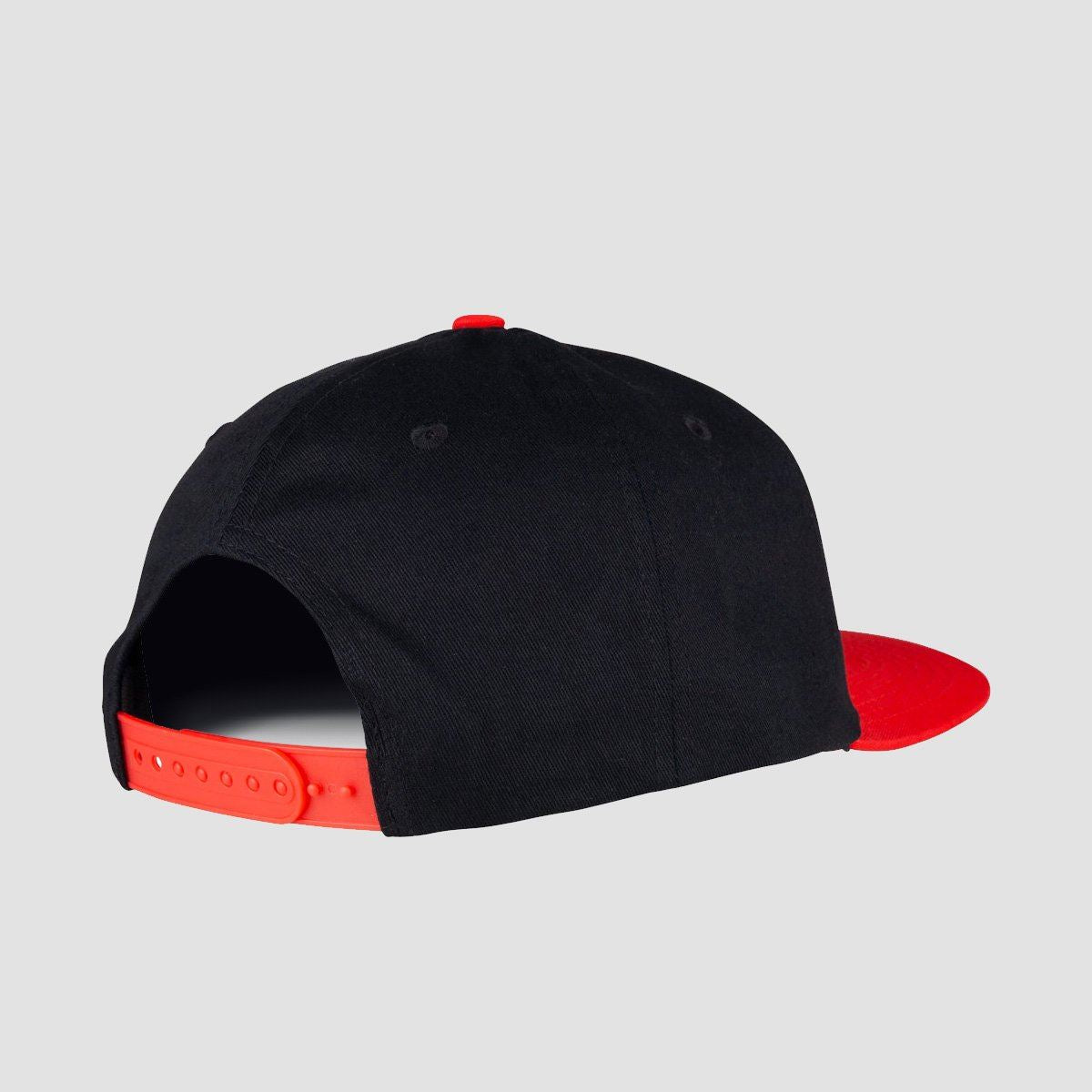 Santa Cruz Classic Dot Snapback Cap White/Black/Red