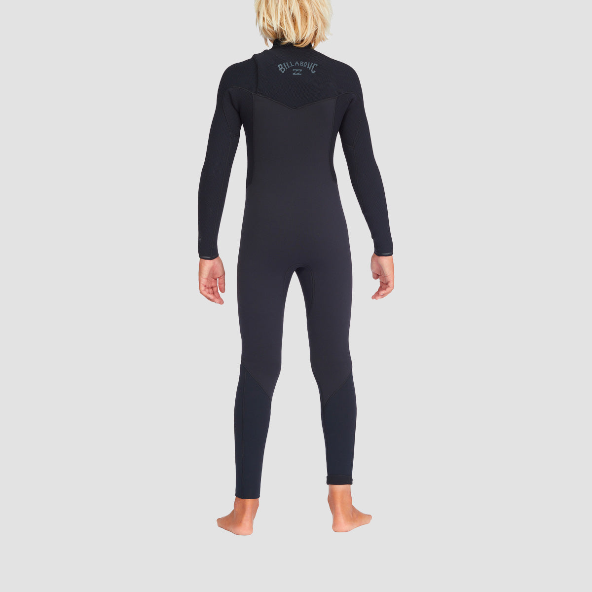 Billabong 4/3mm Revolution Chest Zip Wetsuit Black - Kids