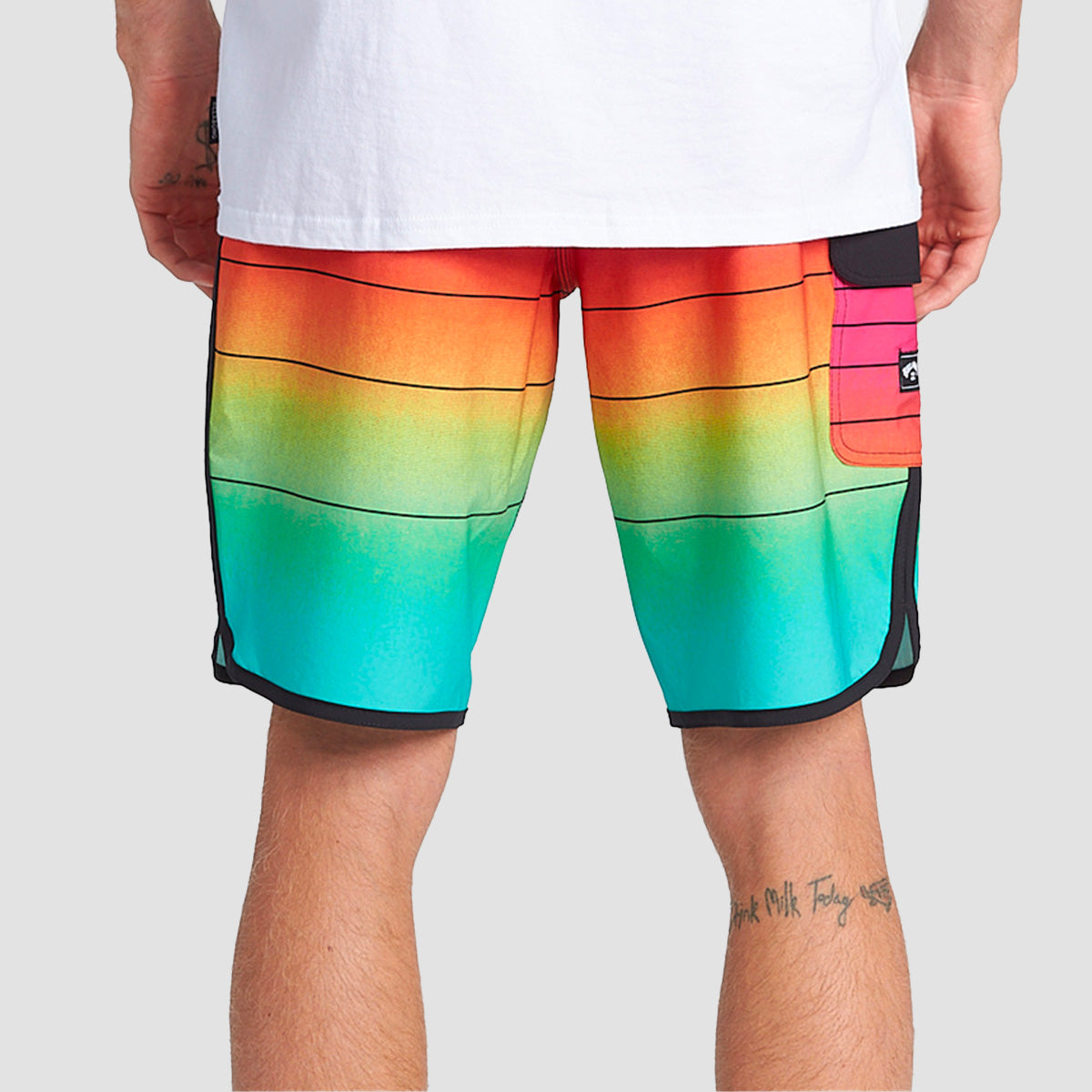 Billabong 73 Stripe Pro 20" Boardshorts Neon