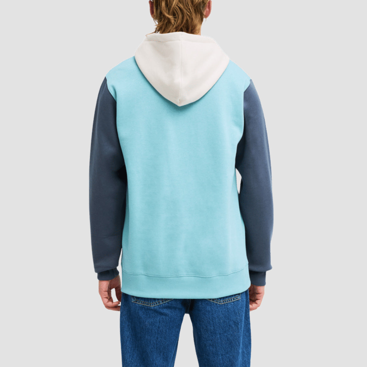 Billabong Arch Block Pullover Hoodie Blue Haze