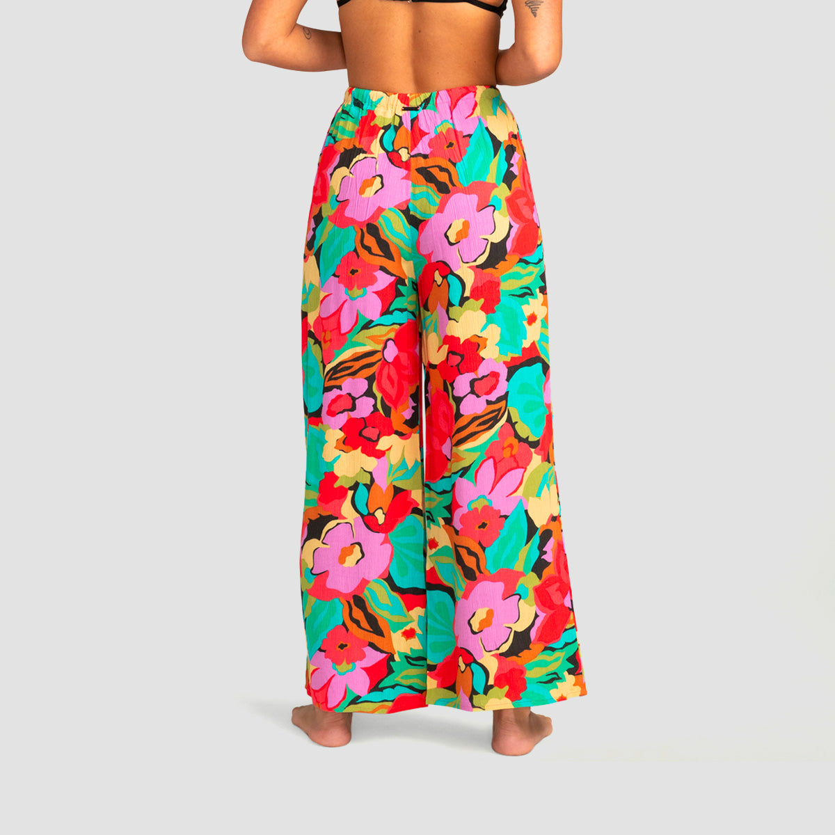 Billabong Beach Spirit Wide Leg Trousers Multi - Womens