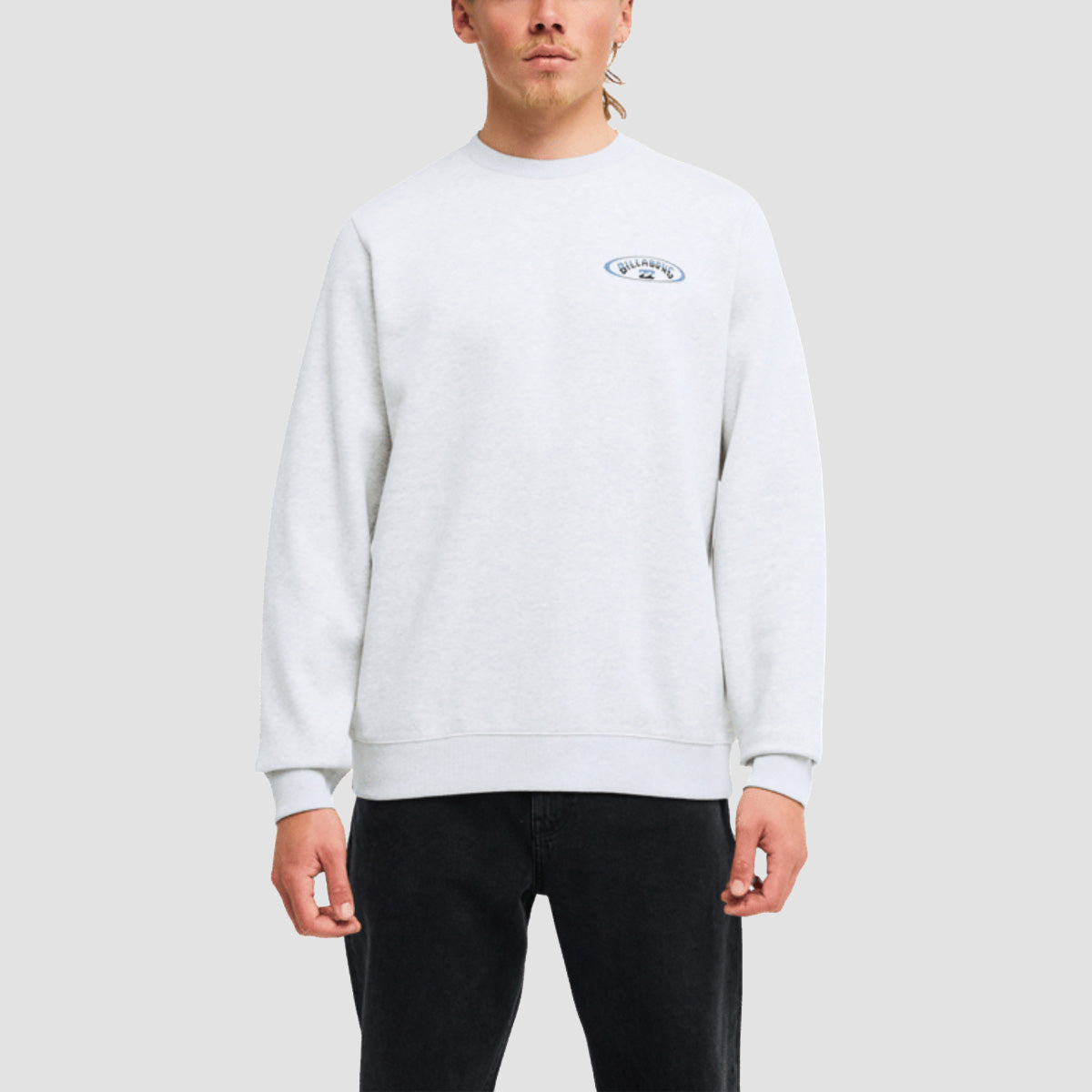 Billabong Foundation Crew Sweatshirt Light Grey Heather