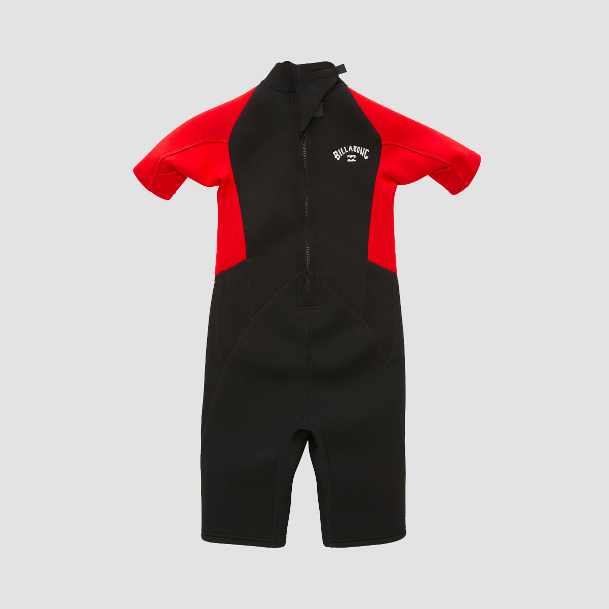 Billabong Intruder 2/2mm Back Zip Shorty Wetsuit 2-7 years Red - Kids