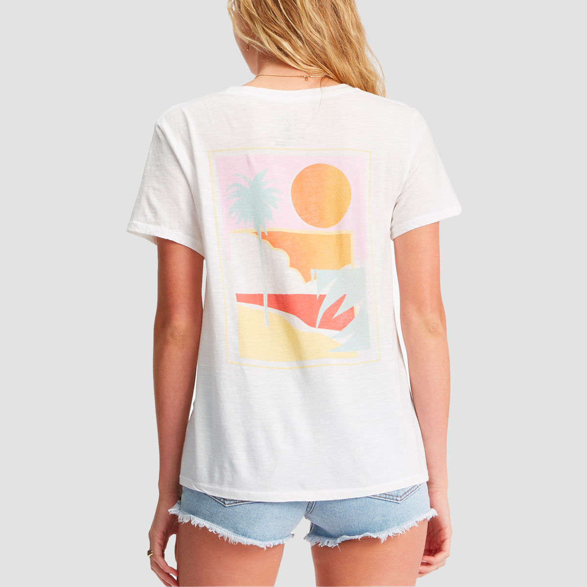 Billabong Modern Lovers T-Shirt Salt Crystal - Womens