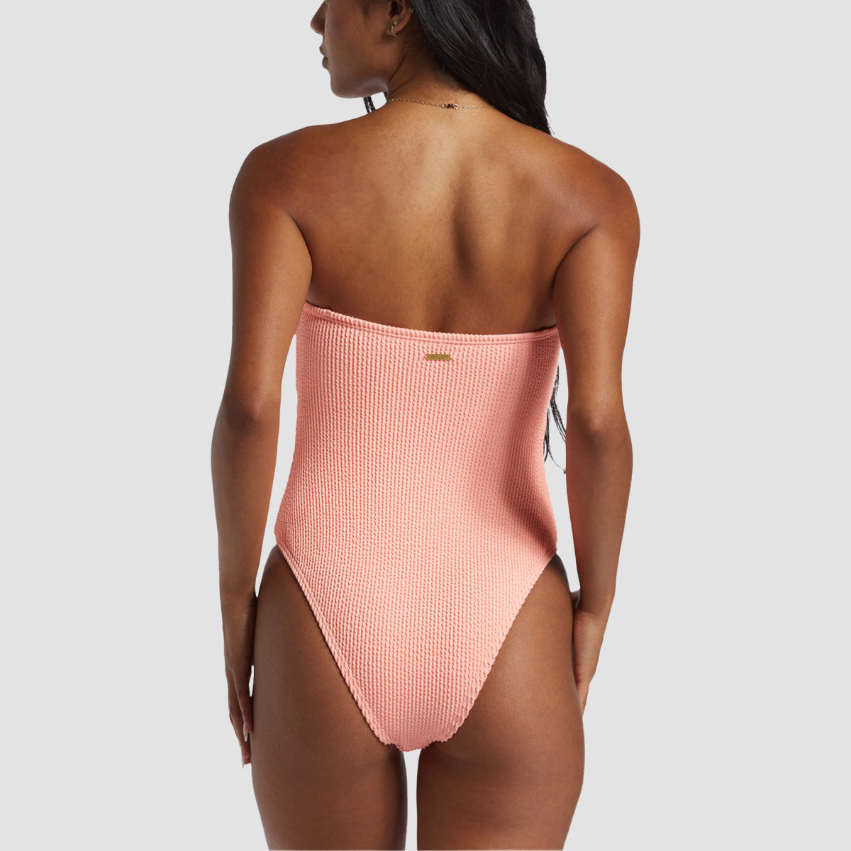 Billabong Summer High Tully One-Piece Swimsuit Peach Tart - Womens