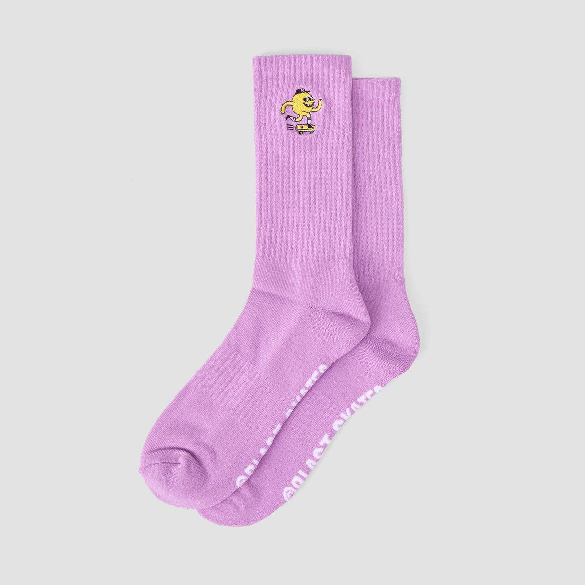 Blast Skates Embroidered Mascot Socks Lilac
