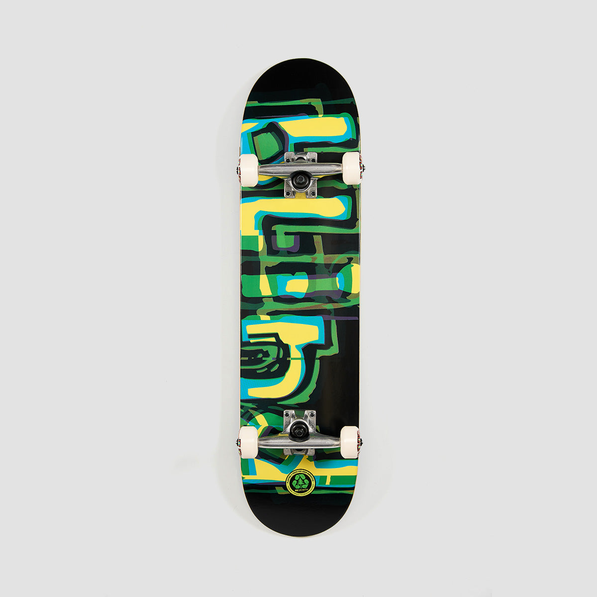 Blind Logo Glitch FP  Skateboard Green/Yellow - 7.875"