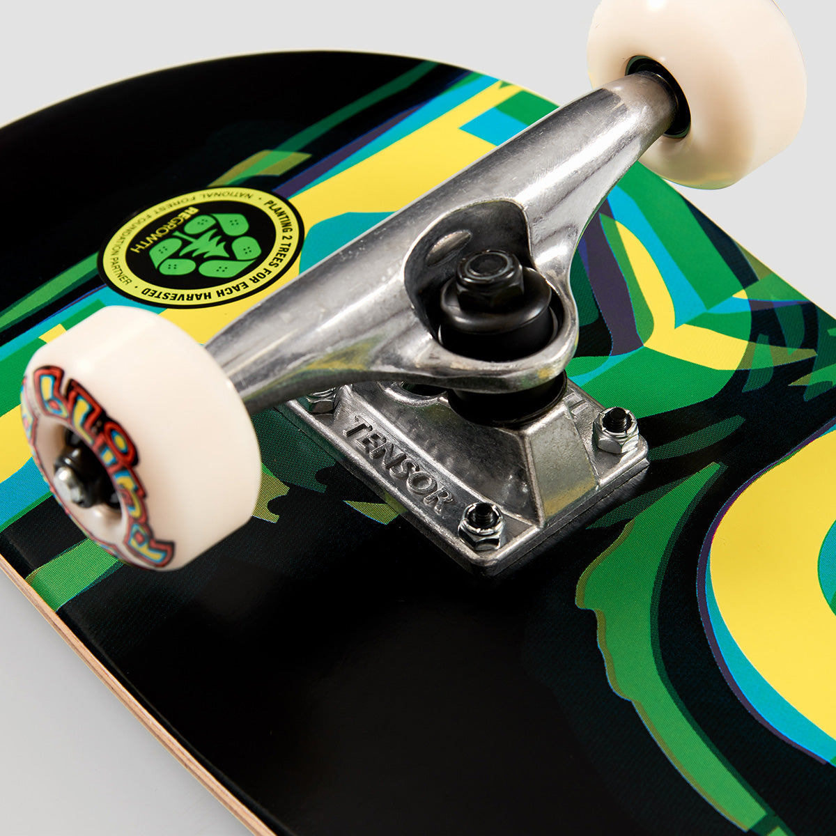 Blind Logo Glitch FP  Skateboard Green/Yellow - 7.875"