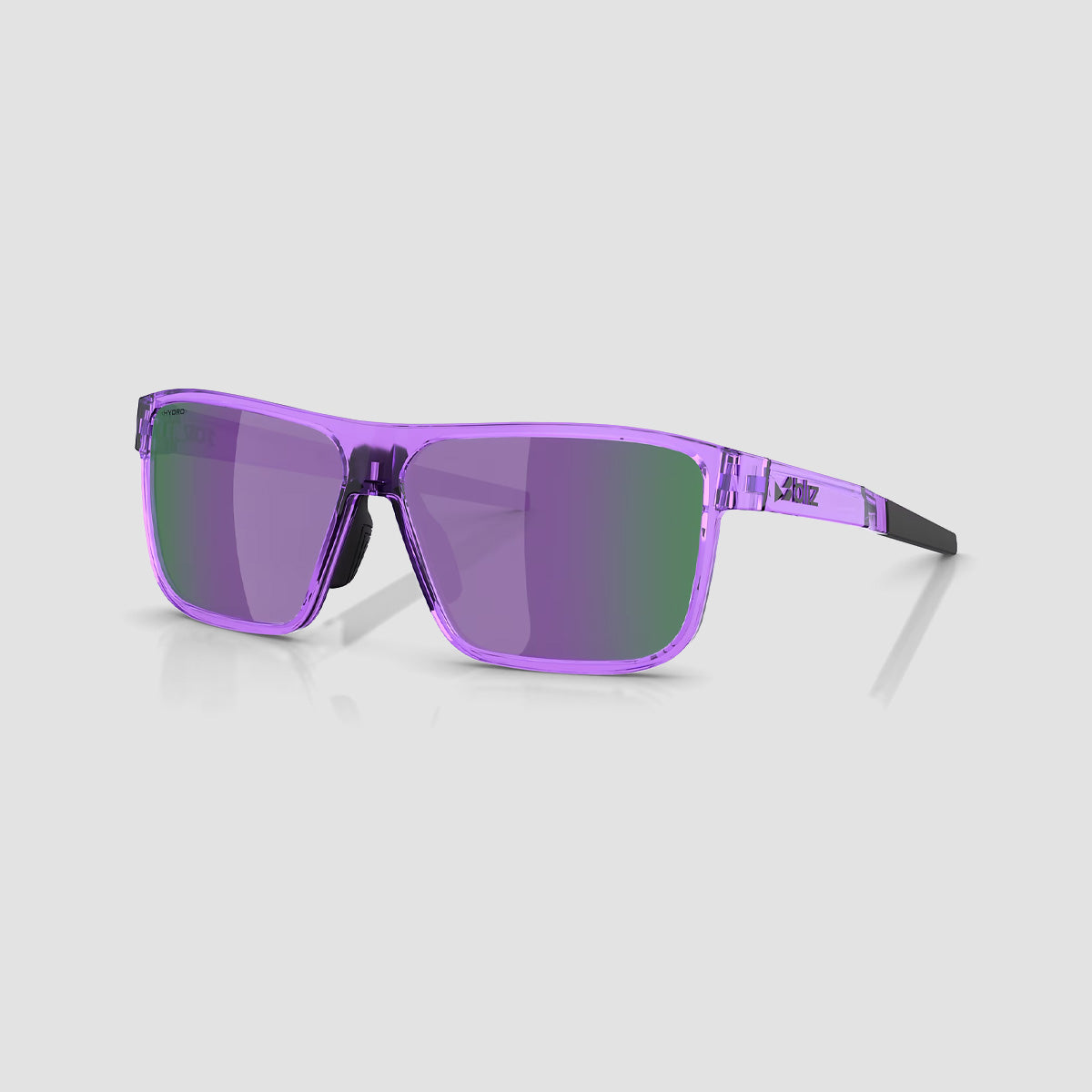 Bliz A008 Sunglasses Transparent Purple/Smoke/Purple Multicolour