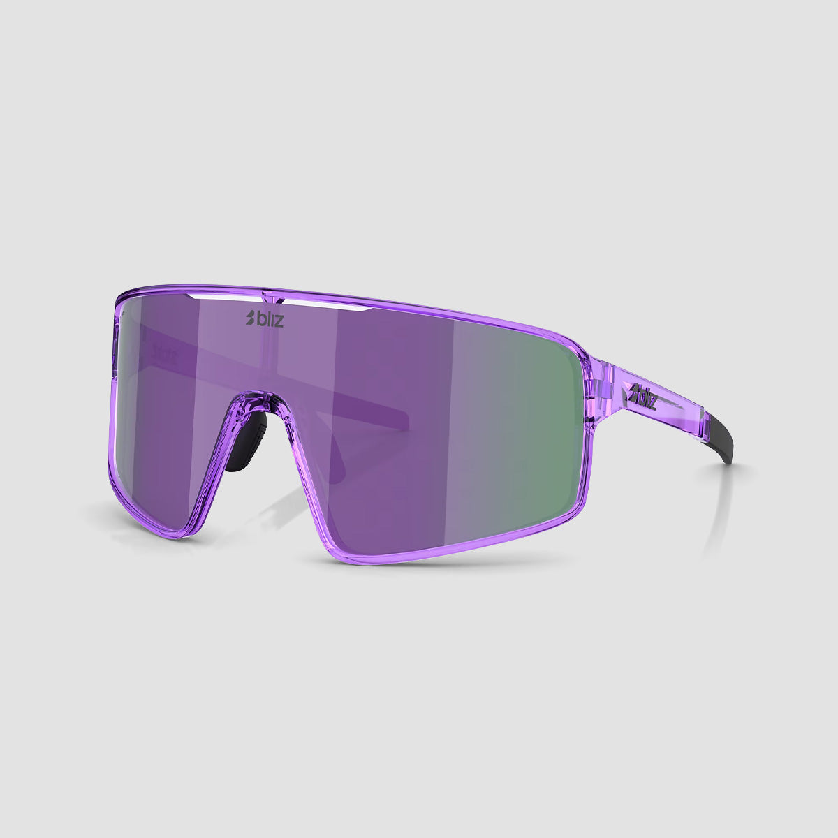 Bliz P001 Sunglasses Transparent Purple/Smoke/Purple Multicolour