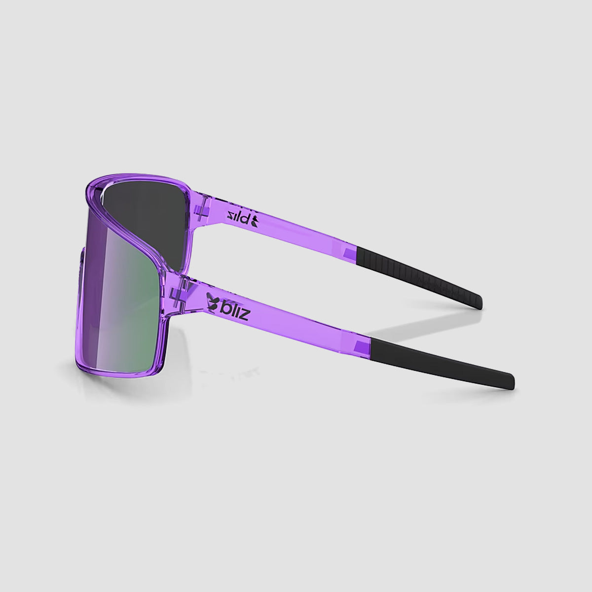 Bliz P001 Sunglasses Transparent Purple/Smoke/Purple Multicolour