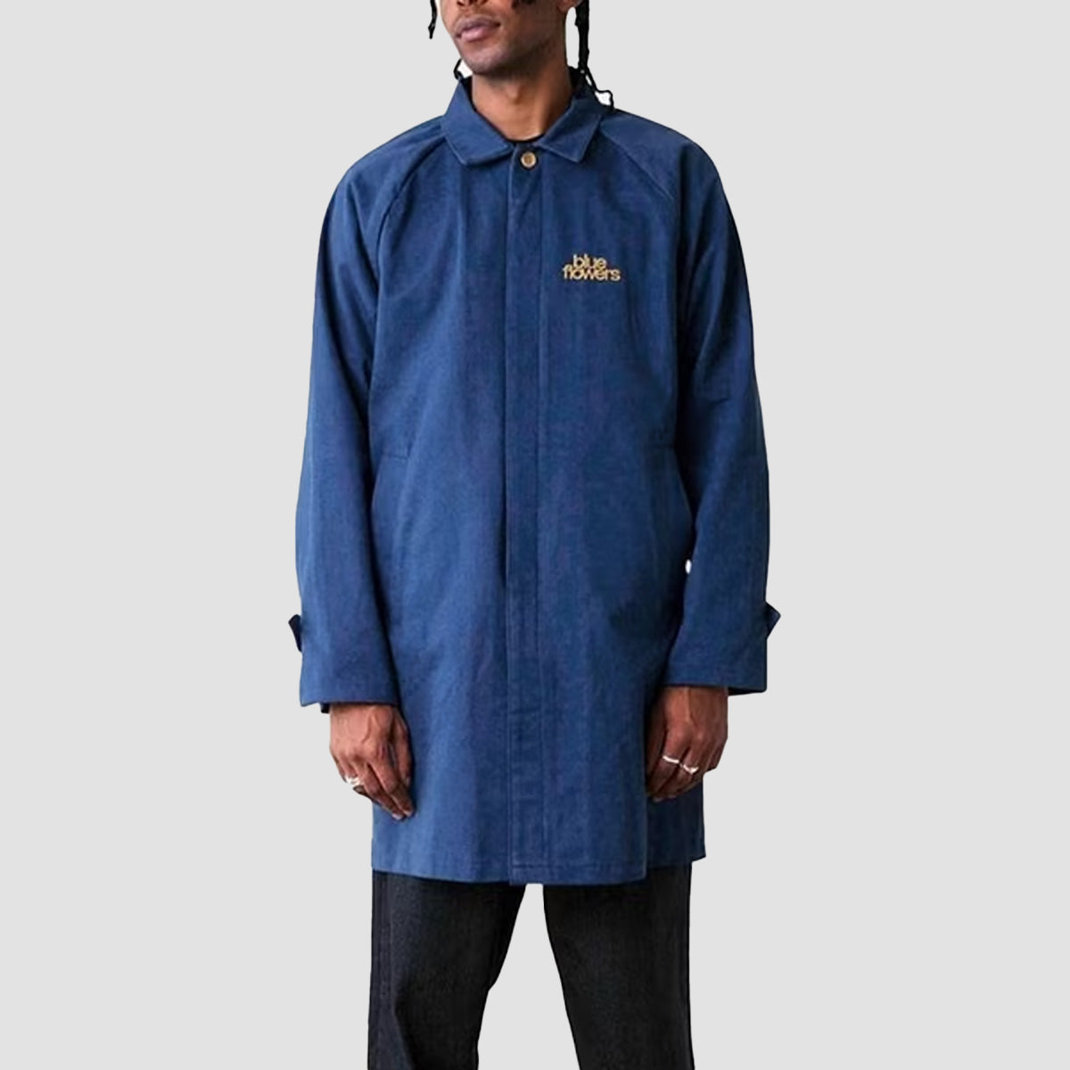 Blue Flowers Solaris Jacket Navy Blue