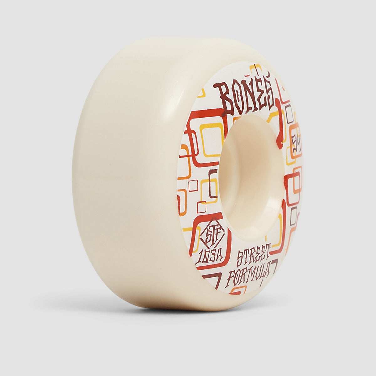 Bones Retros V3 Slims 103A STF Skateboard Wheels White 54mm