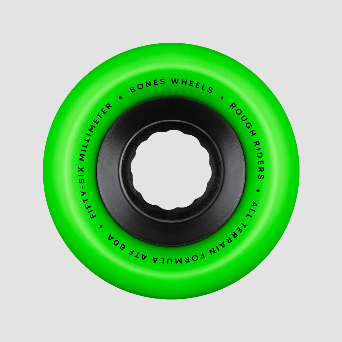 Bones Rough Riders 80A ATF Skateboard Wheels Green 56mm