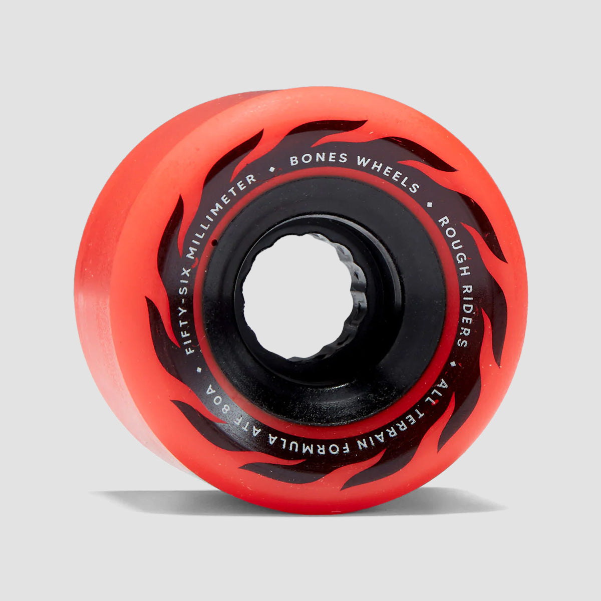 Bones Rough Riders Eternal Flame 80A ATF Skateboard Wheels Red 56mm