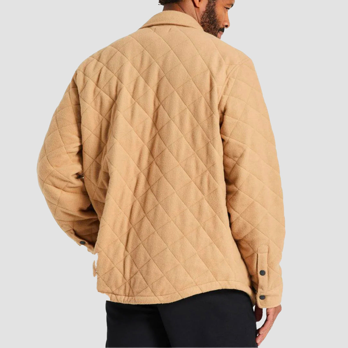 Brixton Cass Quilted Fleece Jacket Mojave