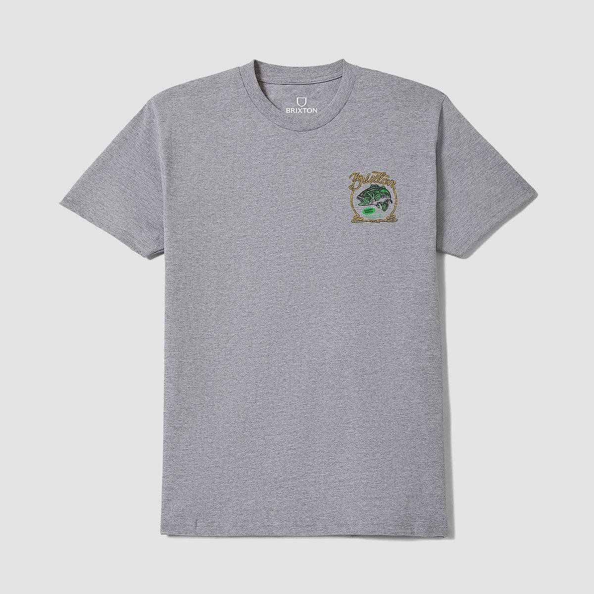 Brixton Cast T-Shirt Heather Grey