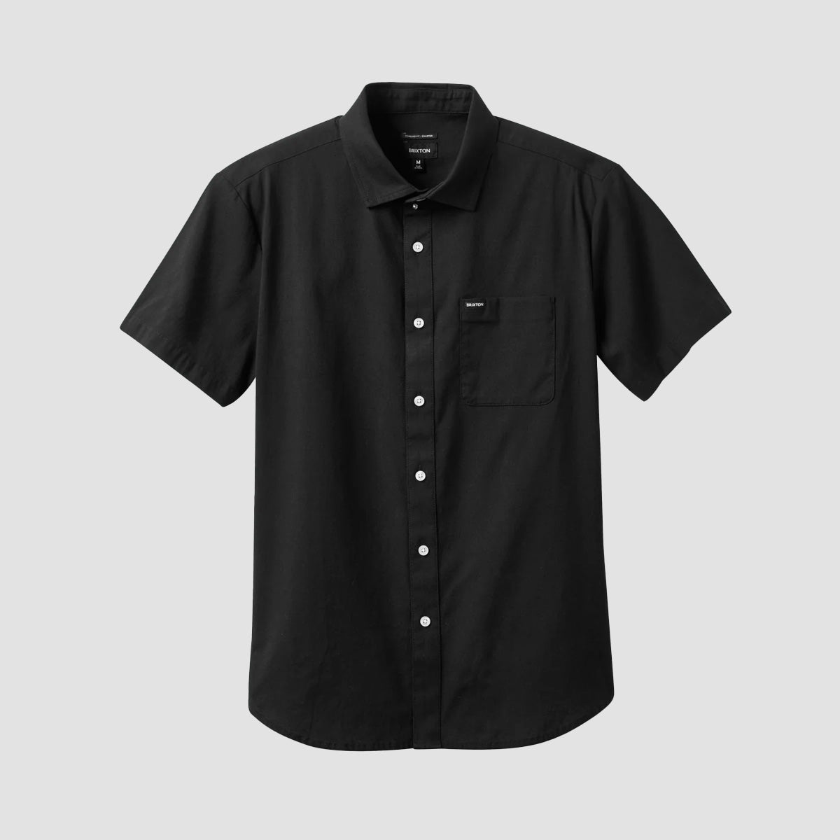 Brixton Charter Oxford Short Sleeve Woven Shirt Black