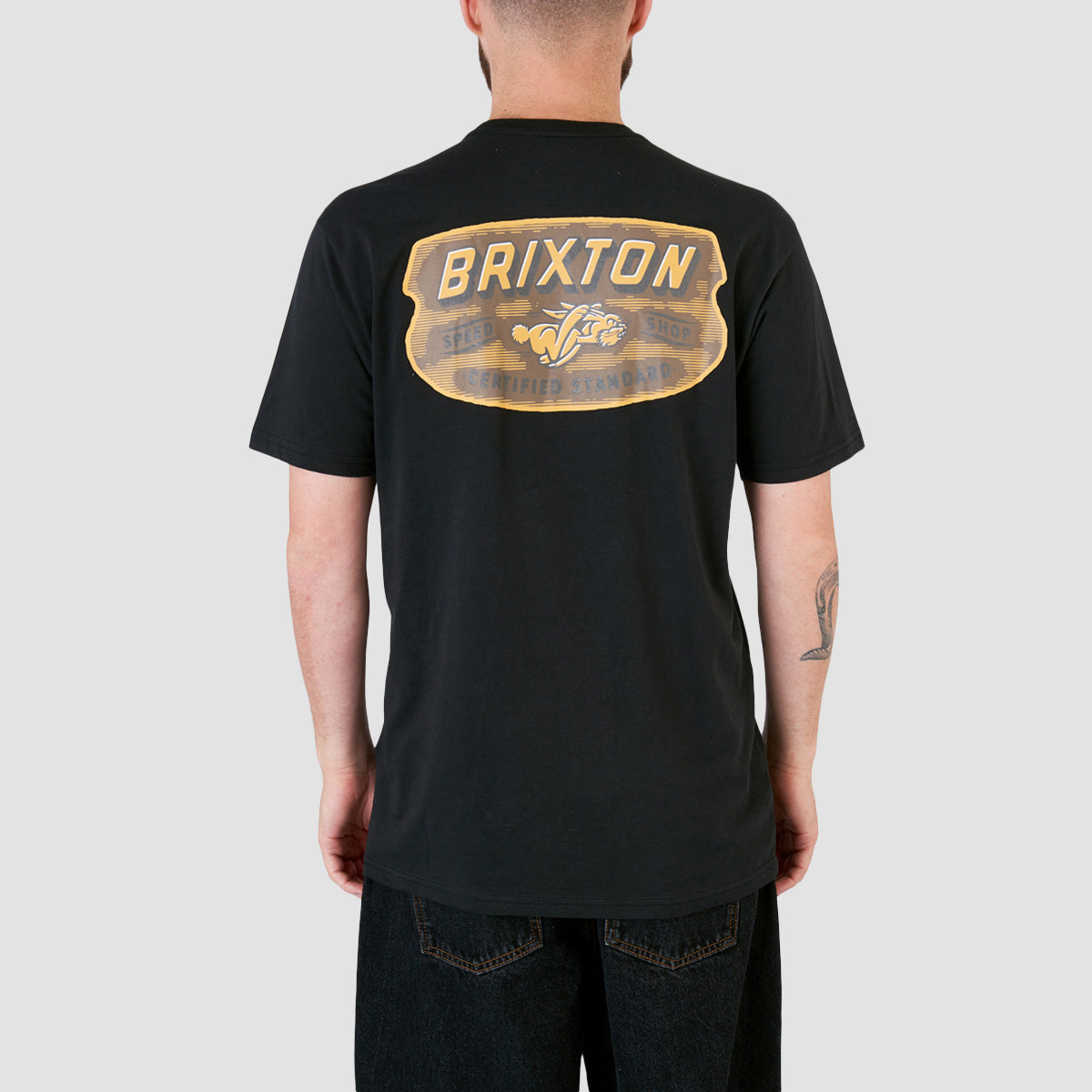 Brixton Clayburn Tailored T-Shirt Black