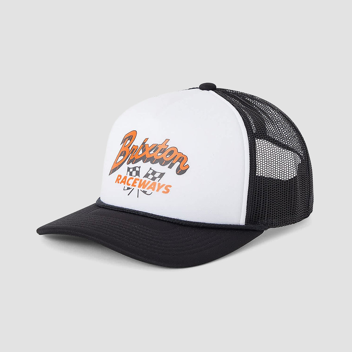 Brixton Clemont Trucker Cap Black/White